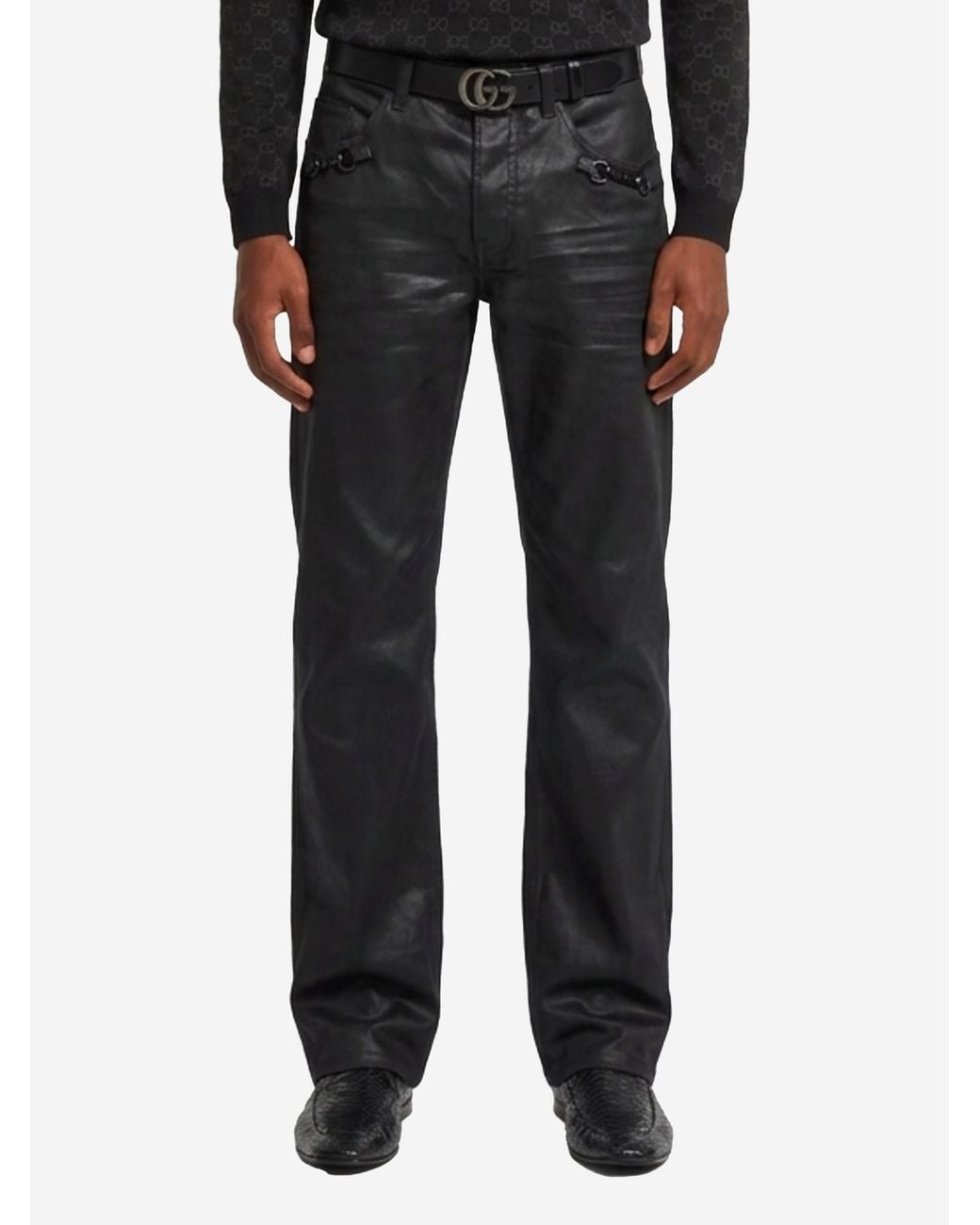 Gucci Black Flare Pants for men