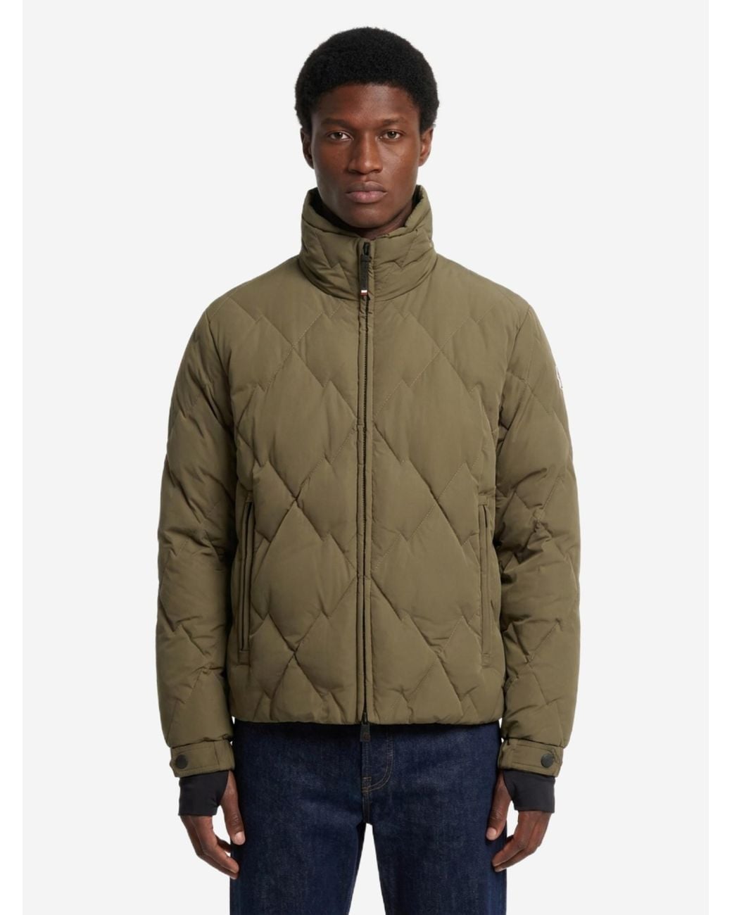 Moncler Green Bramans Down Jacket for men