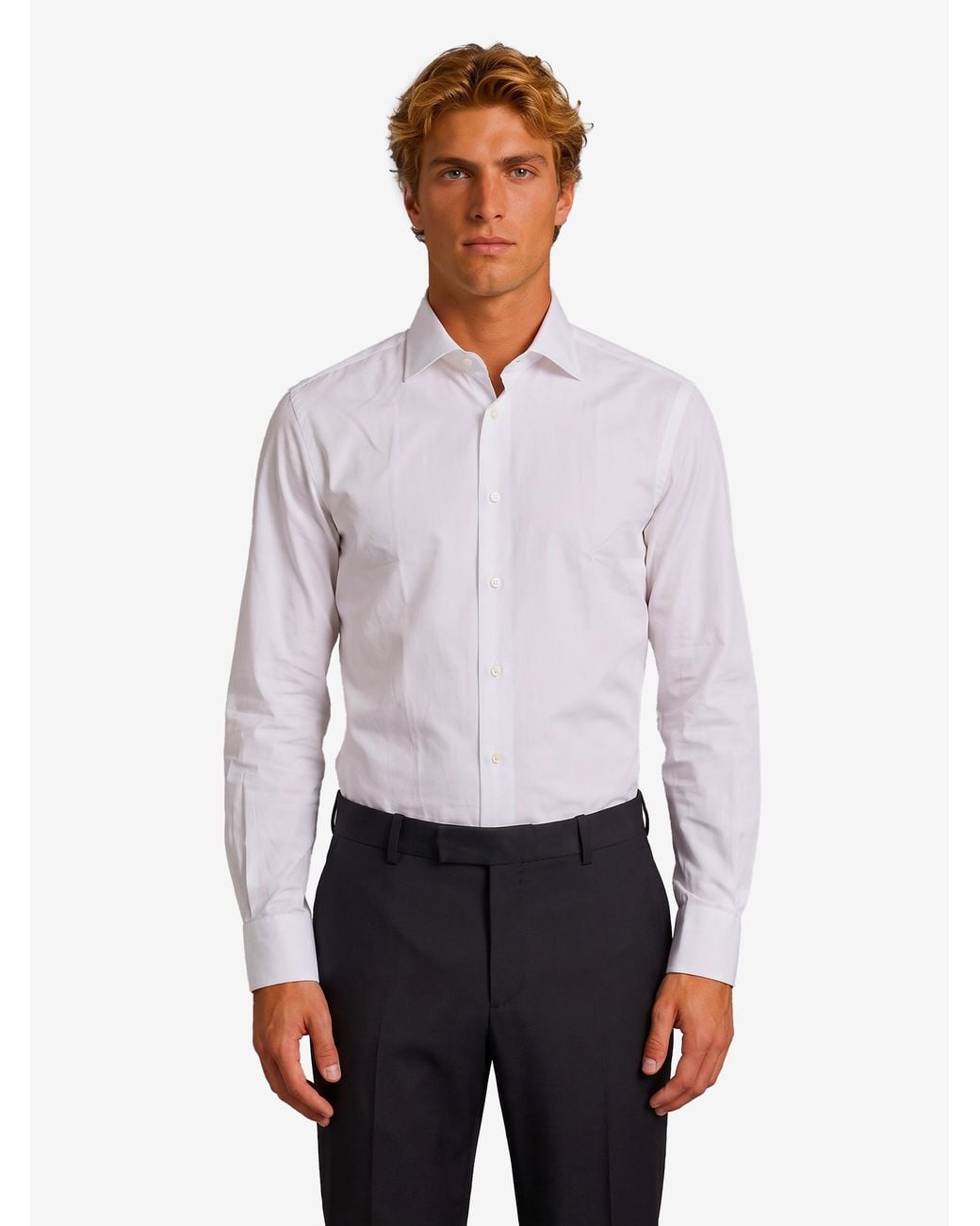 Camicia Marechiaro di Borriello in White da Uomo