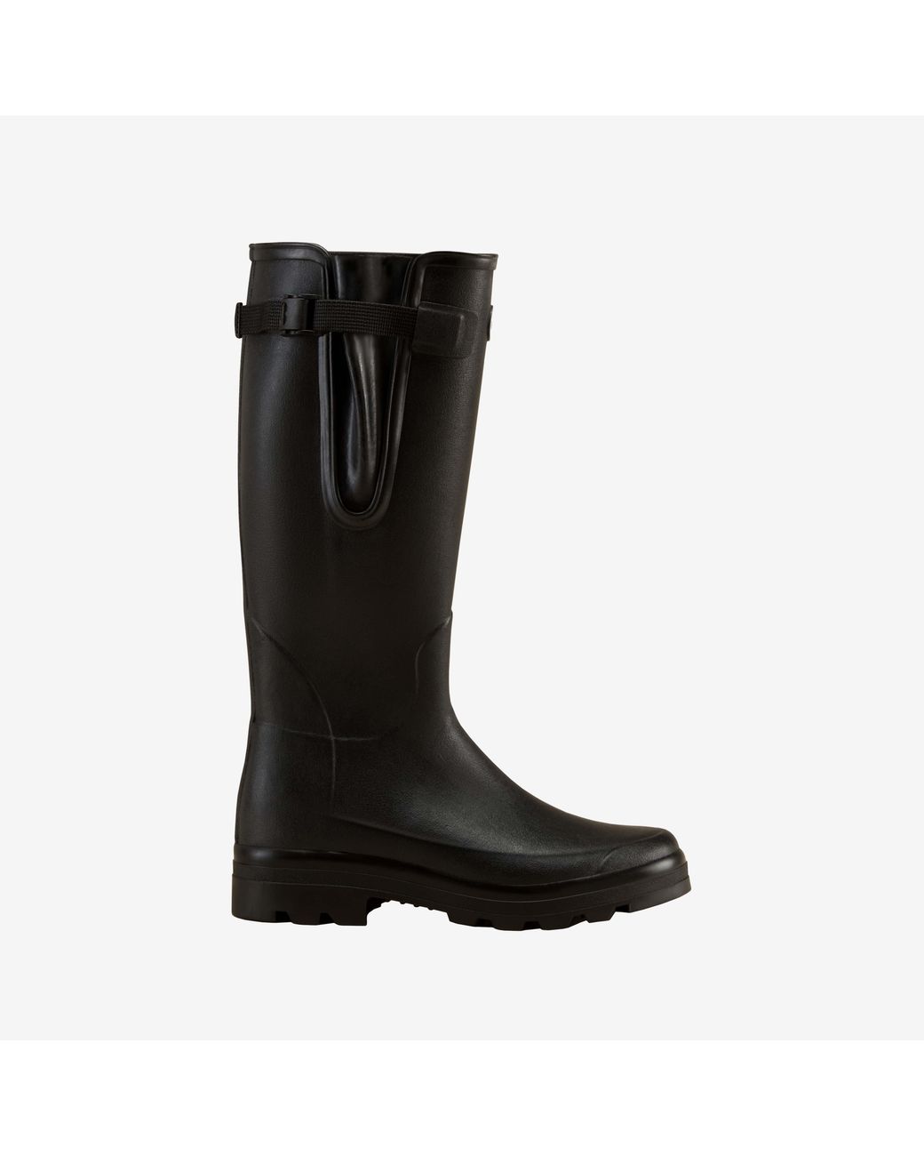 Le Chameau Black Vierzonord Neoprene Lined Wellington Boot for men