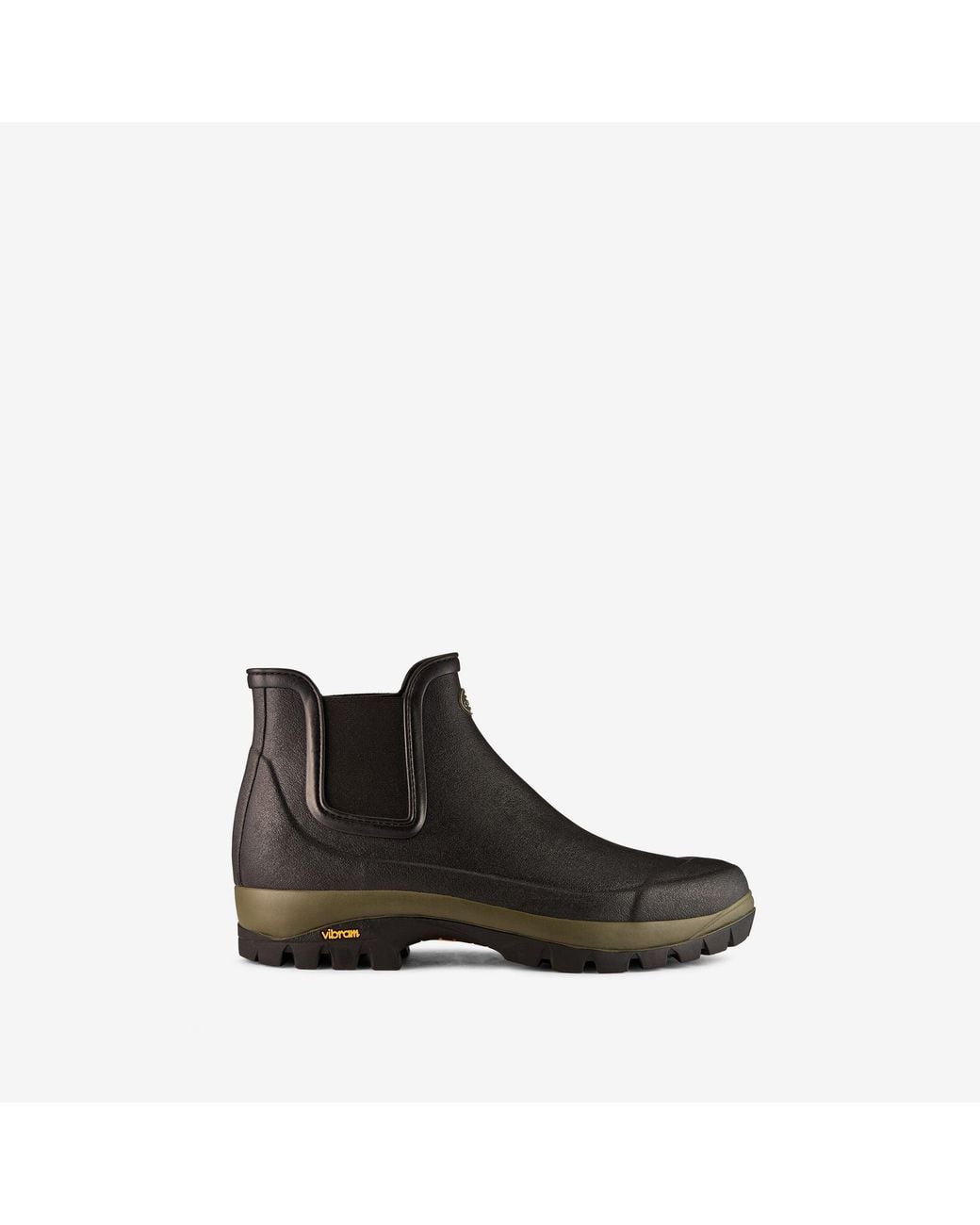 Le Chameau Black Chelsea Vallon Jersey Lined Boot for men