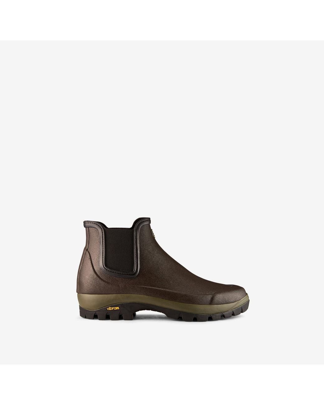 Le Chameau Brown Chelsea Vallon Jersey Lined Boot for men