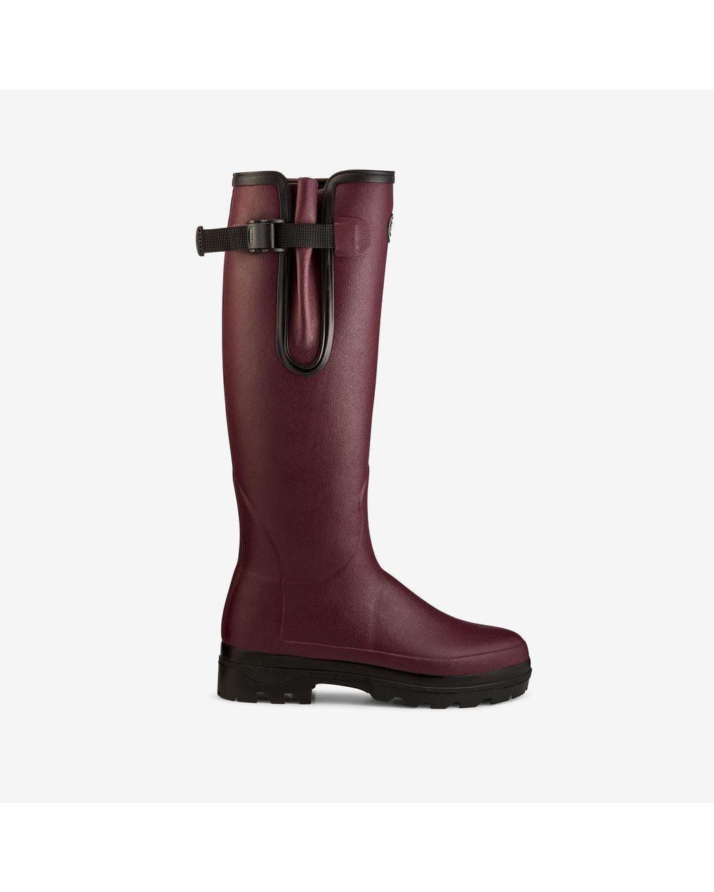 Le Chameau Red Vierzonord Neoprene Lined Wellington Boot