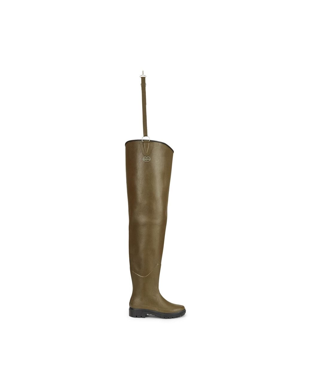 Le Chameau Metallic Delta Limaille Ponti Lined Thigh Boot