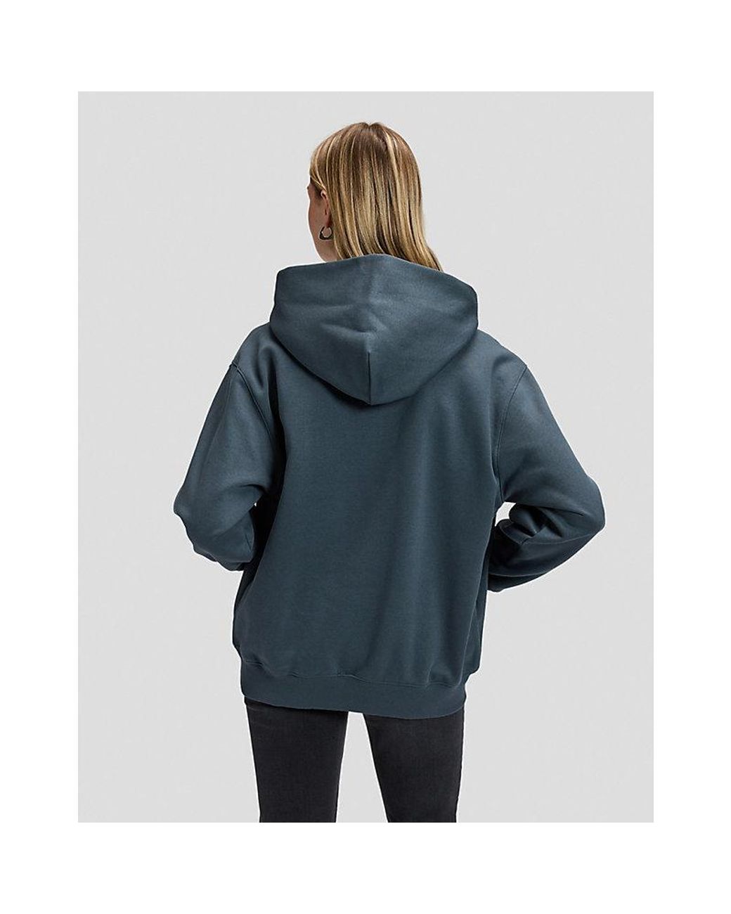 Lee Jeans Blue Relaxed Core Hoodie