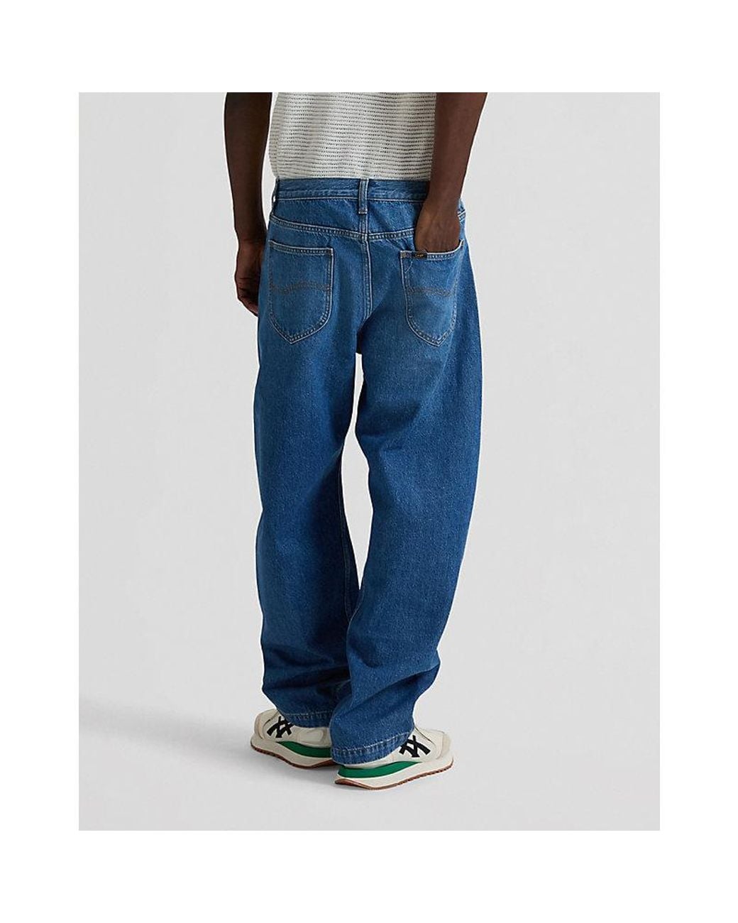 Lee Jeans Blue Loose 5 Pocket Barrel Jean Size 28X32 for men