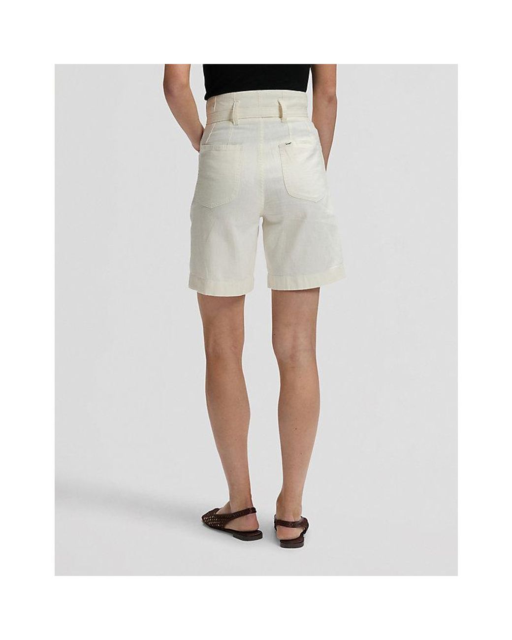 Lee Jeans Natural Regular Pleated Bermuda