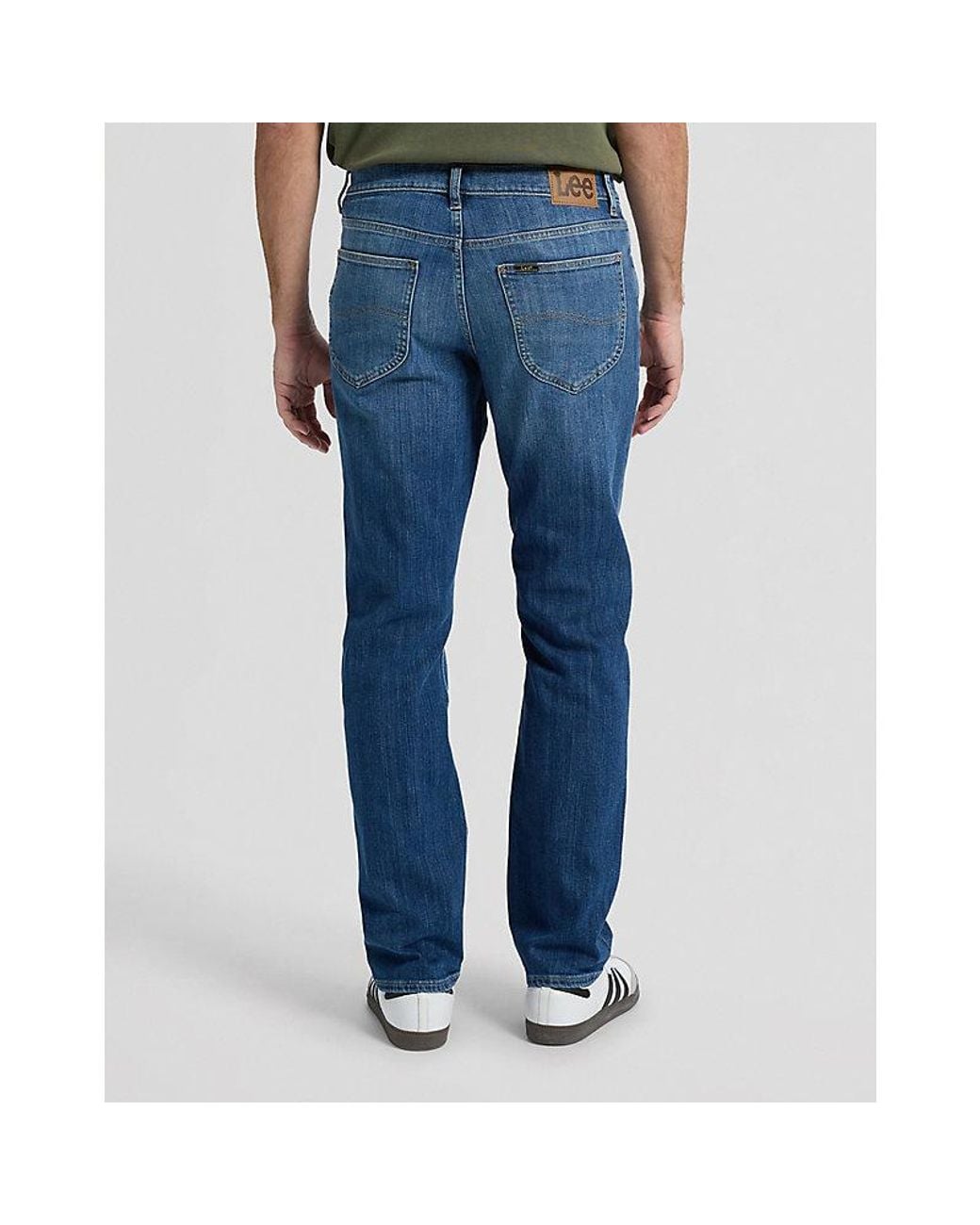 Lee Jeans Blue West Regular Low Stretch Jean Size 26X32 for men