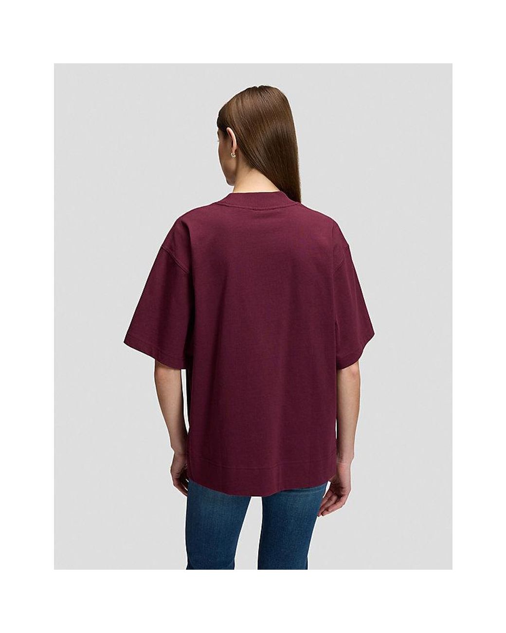 Lee Jeans Blue Relaxed Elongated Boxy Tee