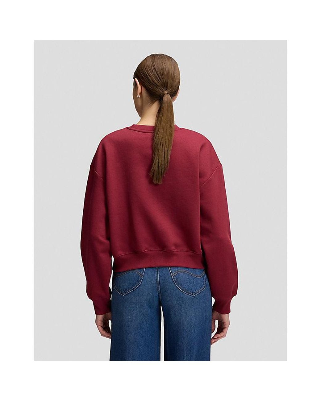 Lee Jeans Blue Relaxed Core Sweatshirt