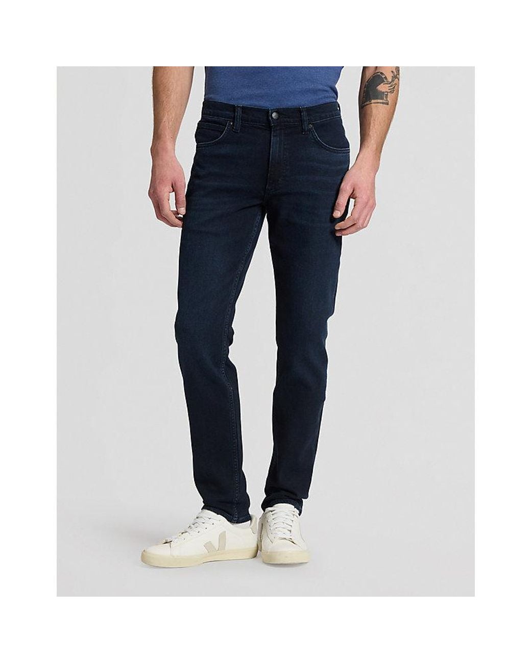 Lee Jeans Blue Luke Slim Tapered Low Stretch Jean Size 28X32 for men