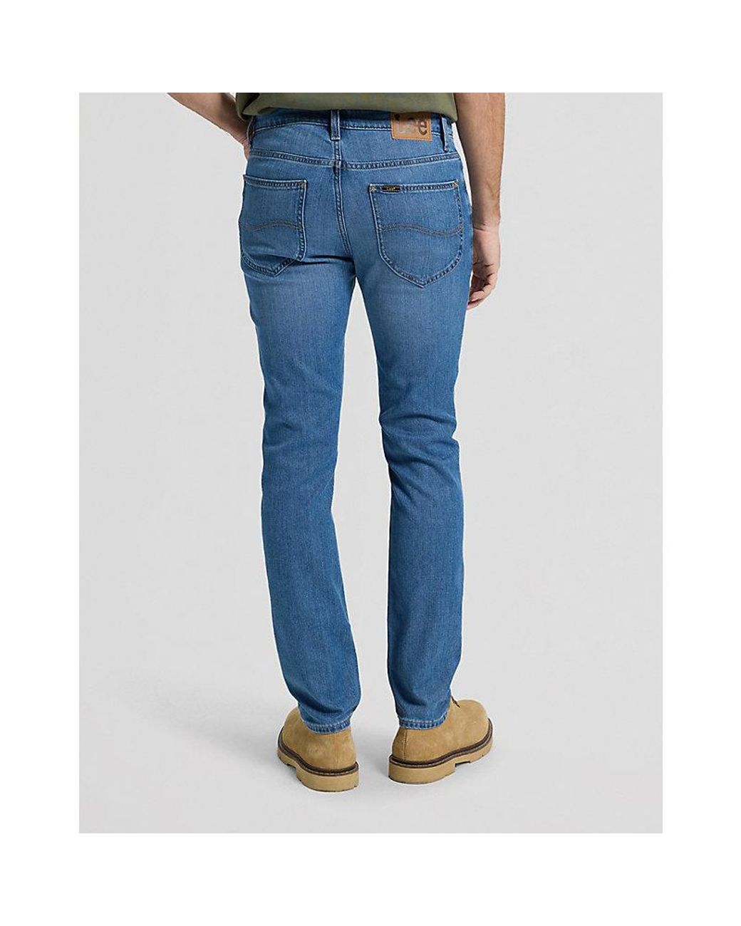 Lee Jeans Blue Luke Slim Low Stretch Jean Size 28X32 for men