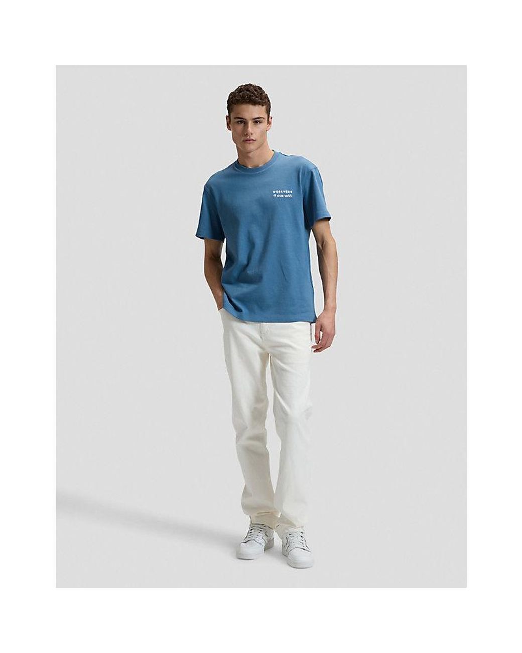 Lee Jeans Blue Workwear Soul Relaxed Tee for men