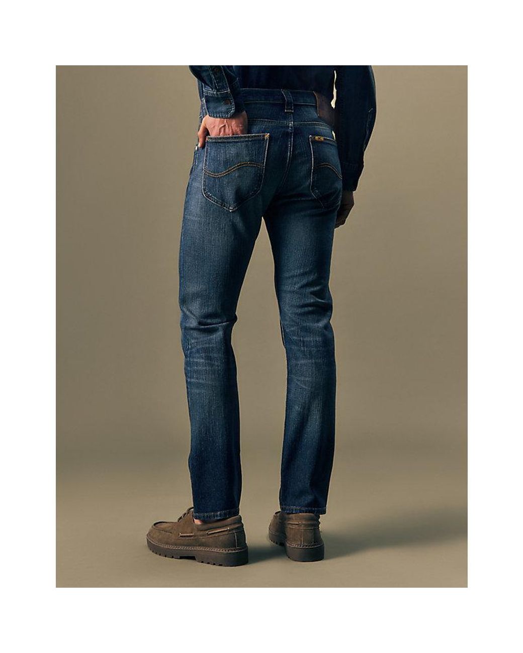 Lee Jeans Blue Slim Straight Jean Size 28X32 for men