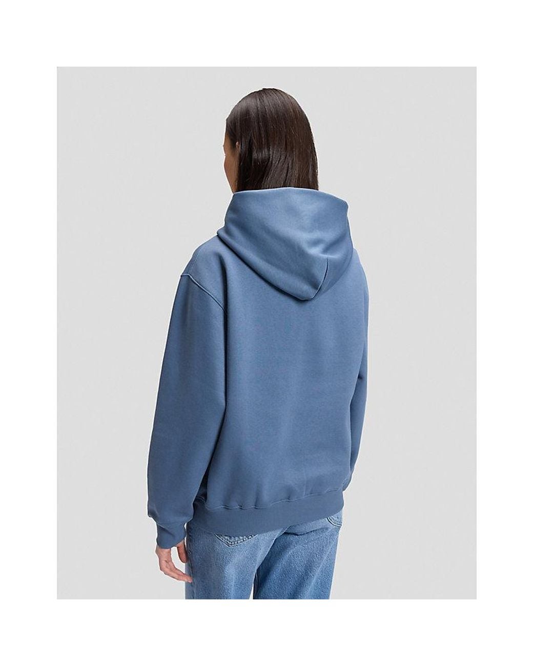 Lee Jeans Blue Relaxed Core Hoodie