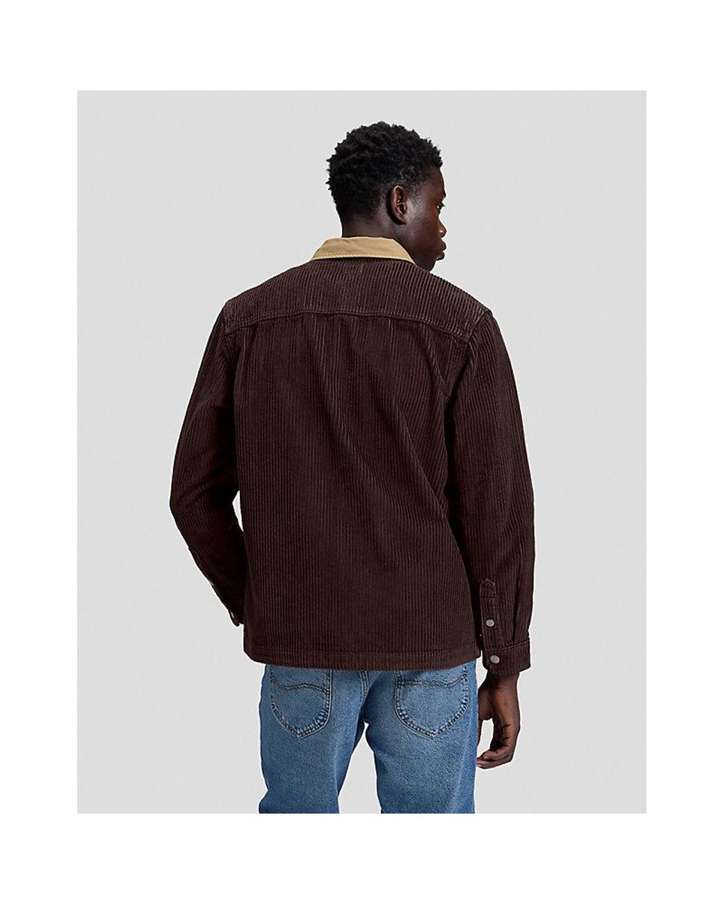Lee Jeans Black Workwear Relaxed Overshirt for men