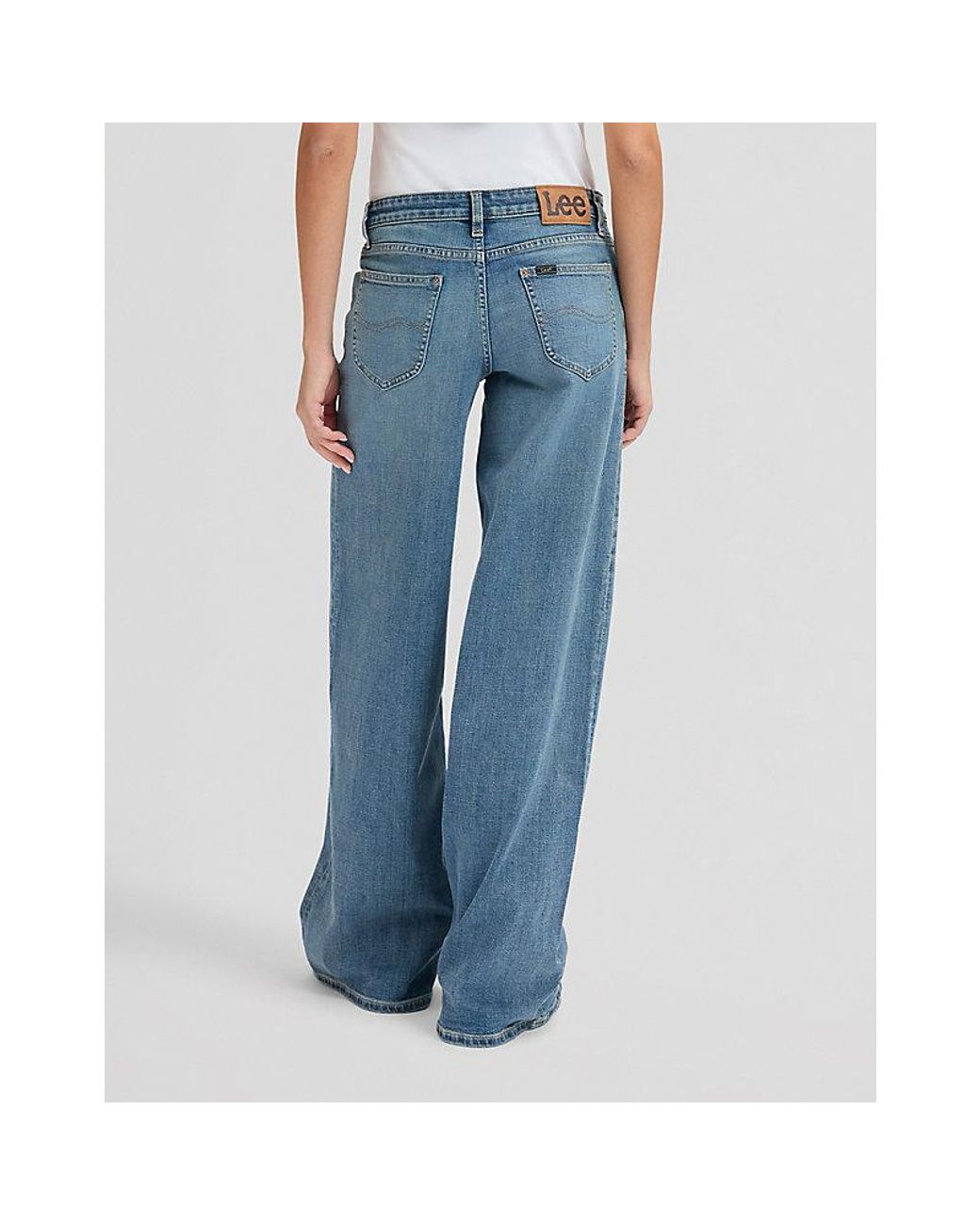 Lee Jeans Blue Hope Mid Rise Baggy Jean Size 24X31