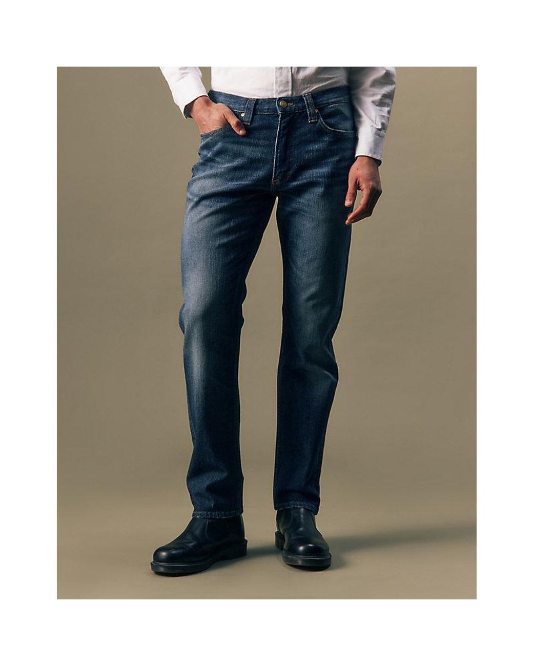 Lee Jeans Blue Regular Tapered Jean Size 28X32 for men