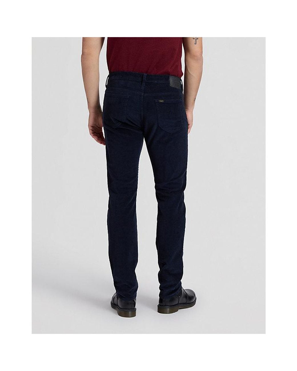 Lee Jeans Blue Rider Slim Corduroy Trousers Size 28X32 for men