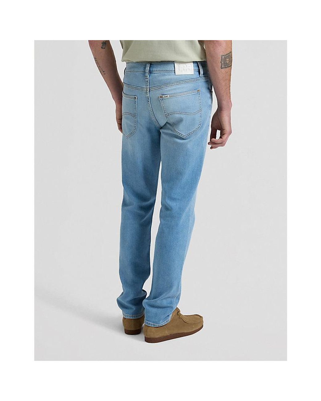 Lee Jeans Blue Daren Regular Low Stretch Jean Size 29X32 for men