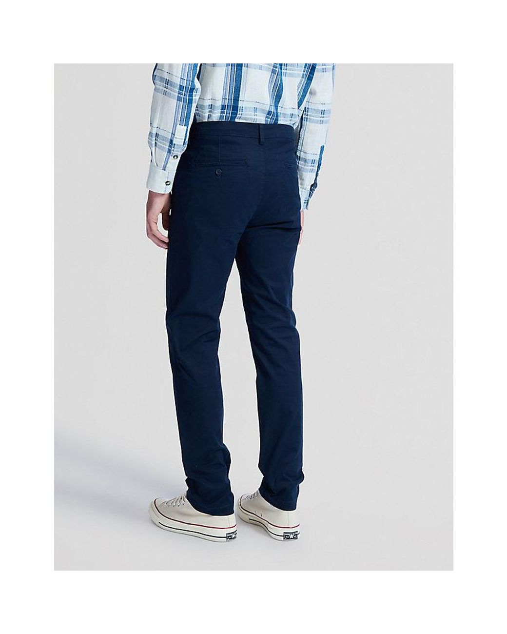 Lee Jeans Blue Slim Lightweight Chino Trousers Size 28X32 for men