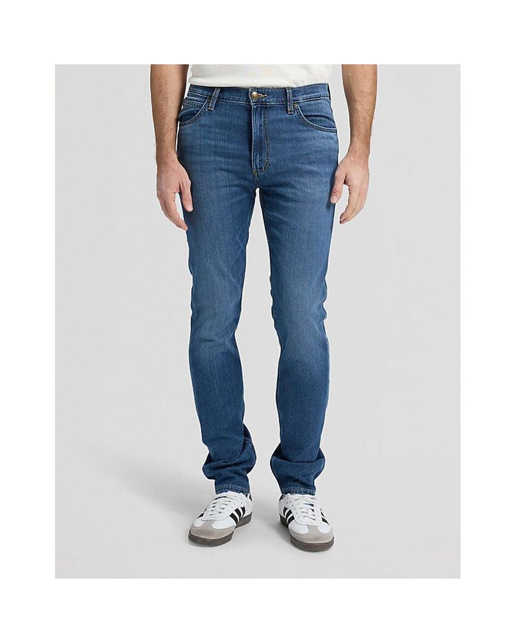 Lee Jeans Blue Luke Slim Low Stretch Jean Size 28X32 for men