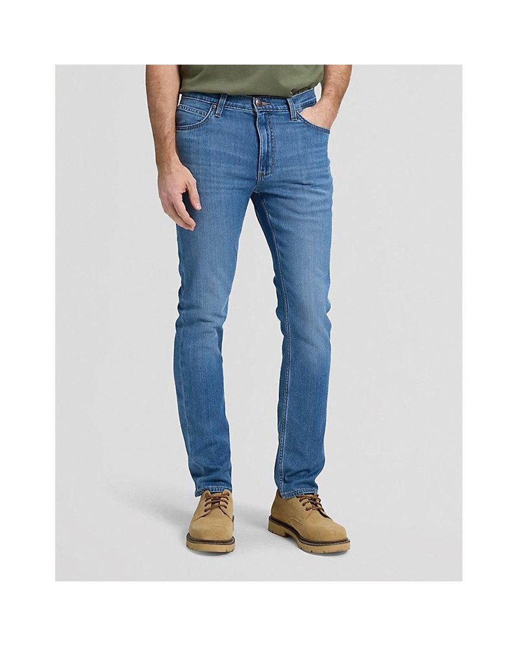 Lee Jeans Blue Luke Slim Low Stretch Jean Size 28X32 for men