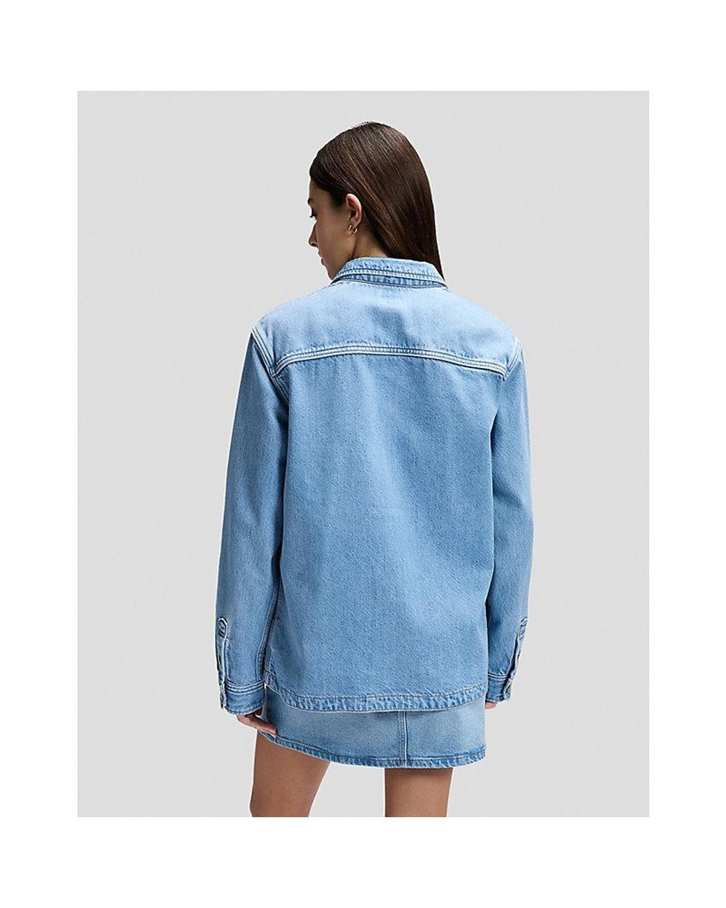 Lee Jeans Blue Workwear Relaxed Overshirt for men