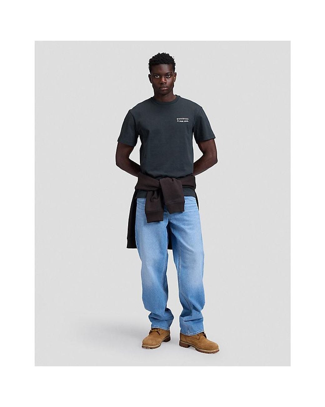 Lee Jeans Blue Workwear Soul Relaxed Tee for men
