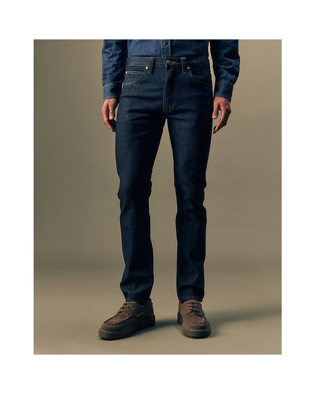 Lee Jeans Blue Slim Straight Jean Size 28X32 for men