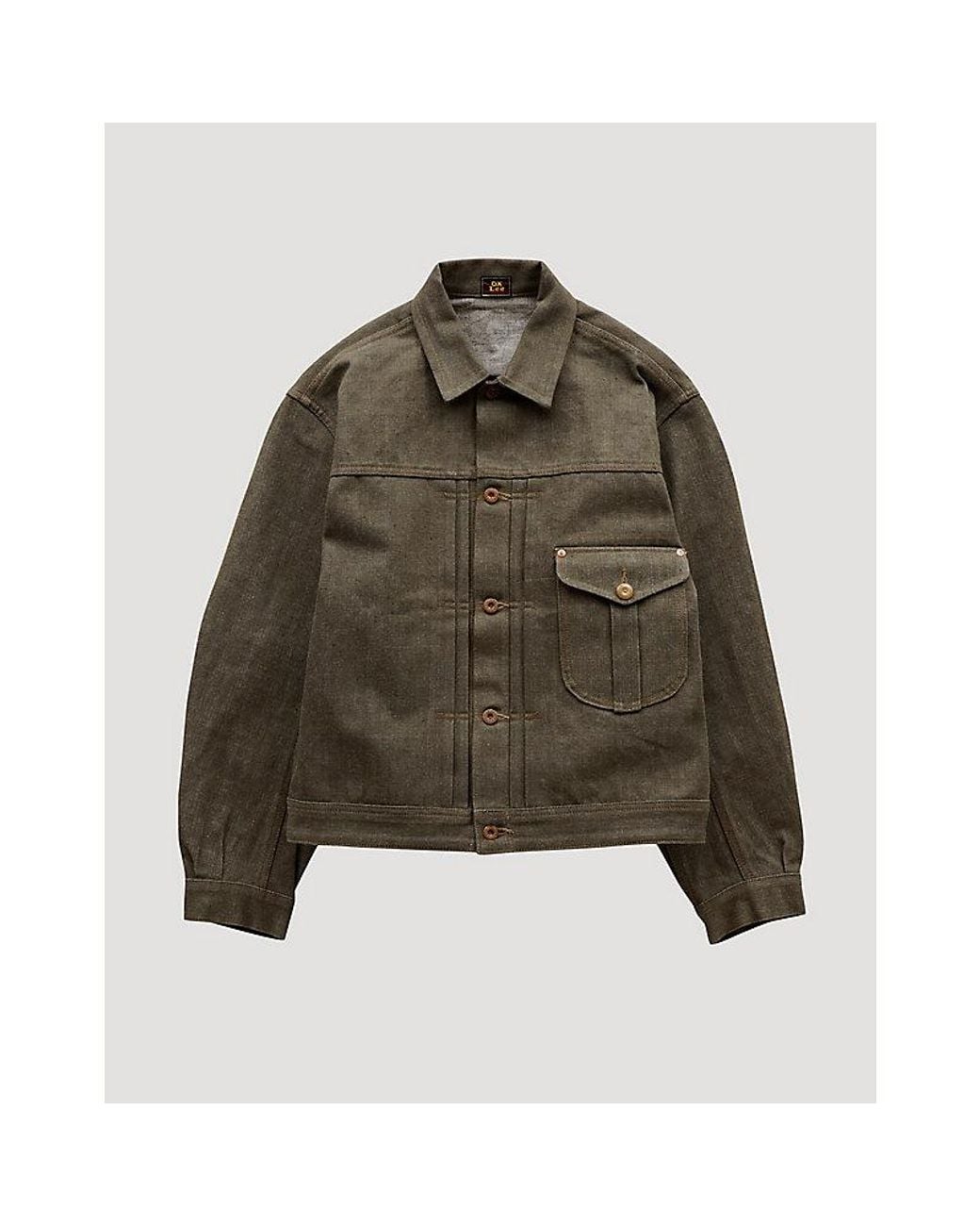 Lee Jeans Green X Nigel Cabourn Cowboy Jacket for men