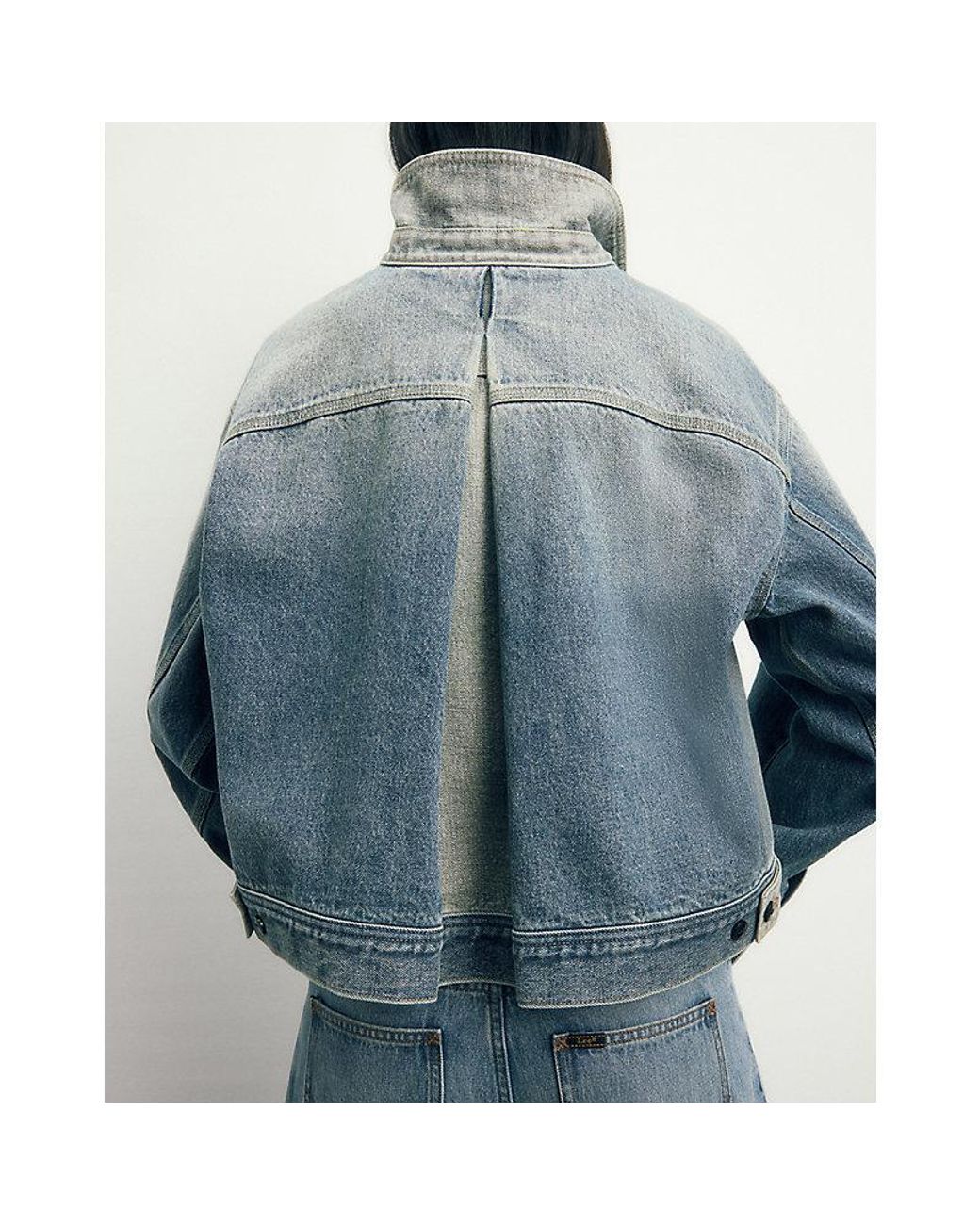 Lee Jeans Blue Two Toned Denim Jacket