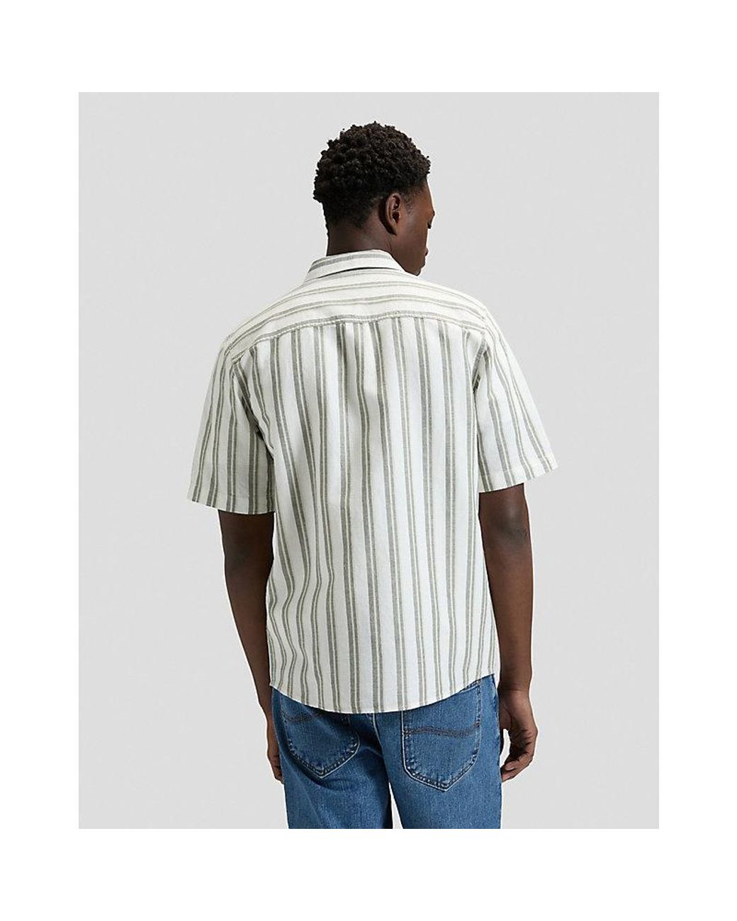 Lee Jeans Gray Regular Shirt for men