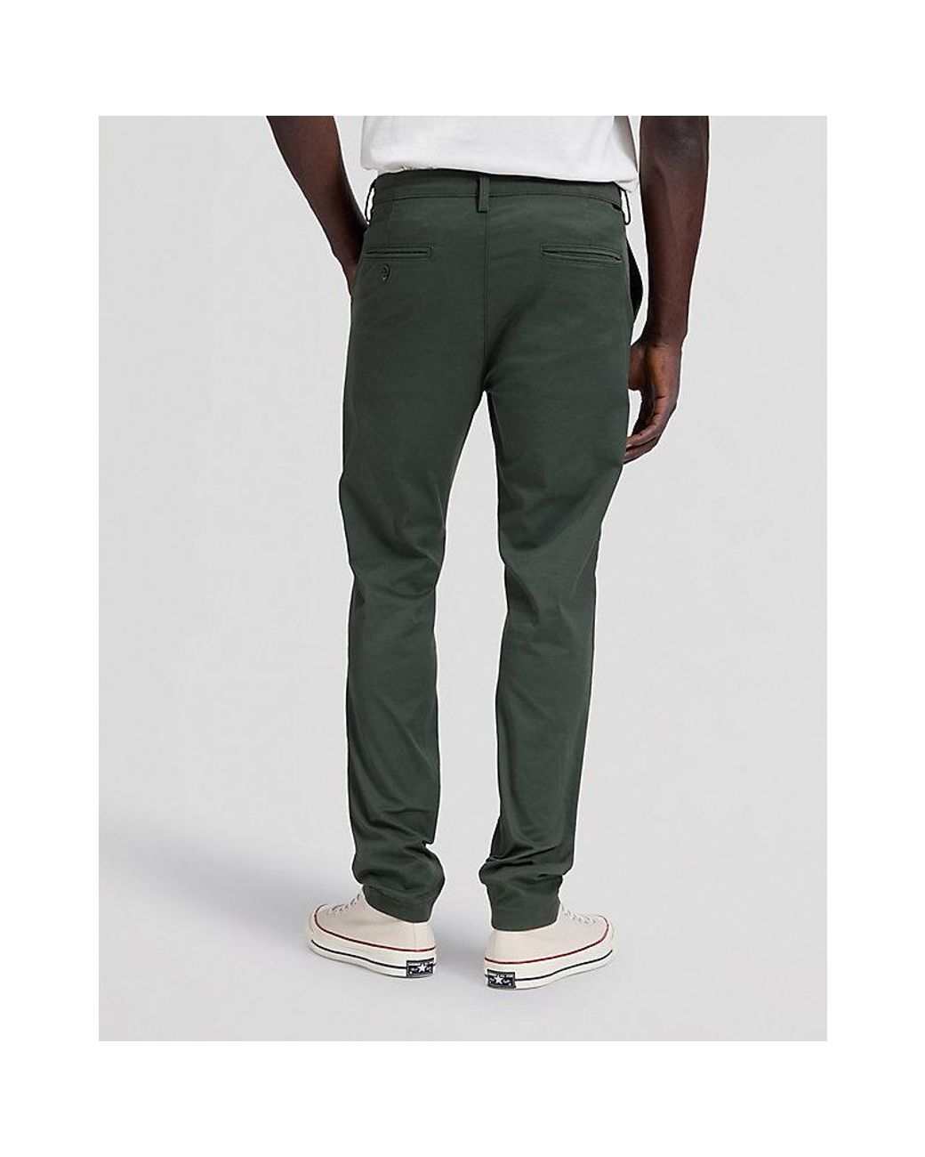 Lee Jeans Gray Slim Lightweight Chino Trousers Size 28X32 for men