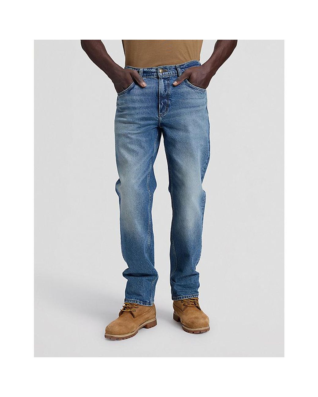 Lee Jeans Blue Haden Relaxed Straight Jean Size 28X32 for men