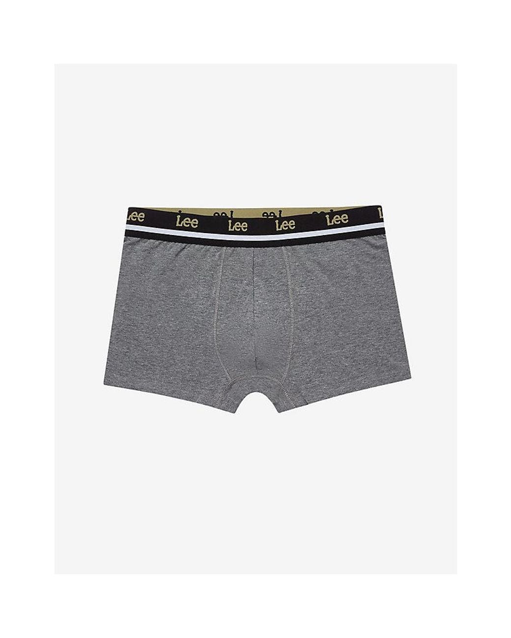 Lee Jeans Black 3-Pack Trunks for men