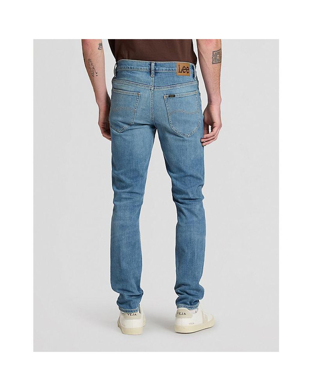 Lee Jeans Blue Luke Slim Tapered Medium Stretch Jean Size 28X32 for men