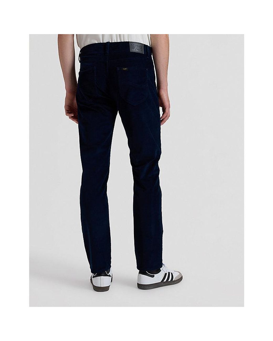 Lee Jeans Gray Mvp Straight Corduroy Trousers Size 32X32 for men