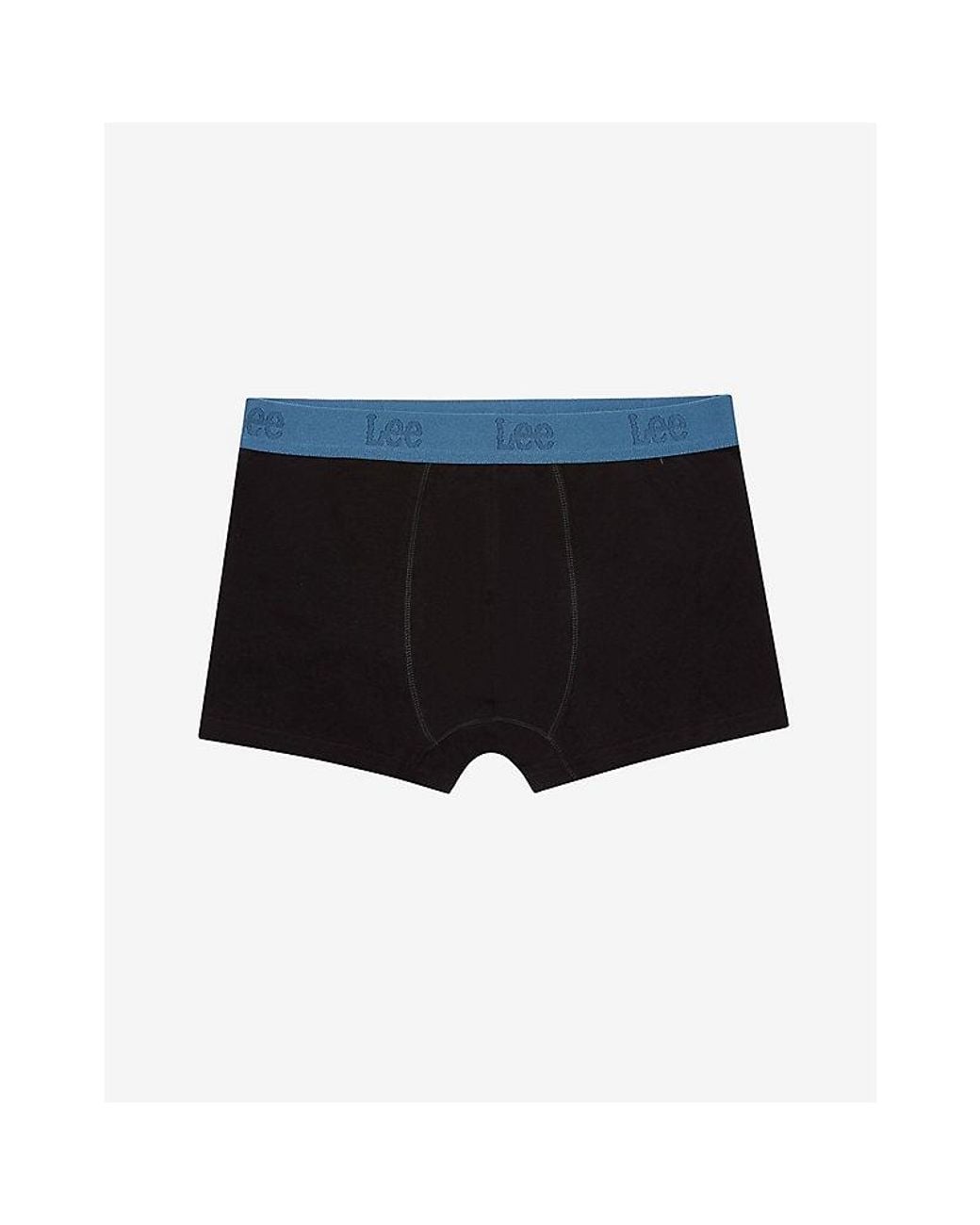 Lee Jeans Black 3-Pack Trunks for men