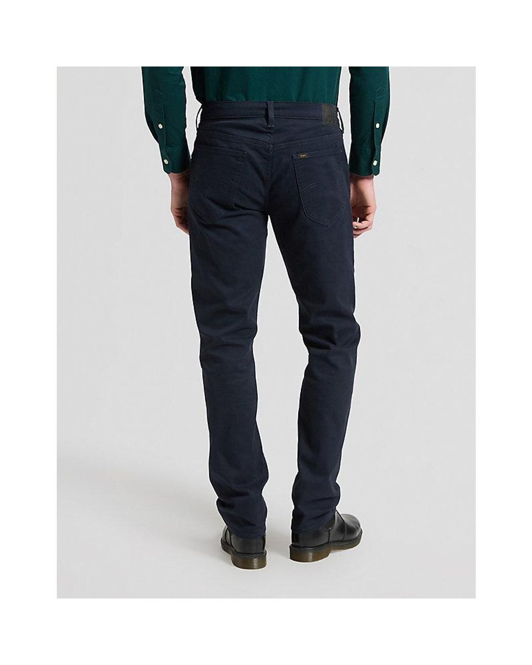Lee Jeans Blue Daren Regular Lightweight Trousers Size 29X32 for men