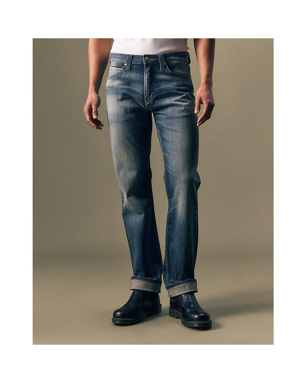 Lee Jeans Natural Regular Straight Jean Size 28X32 for men