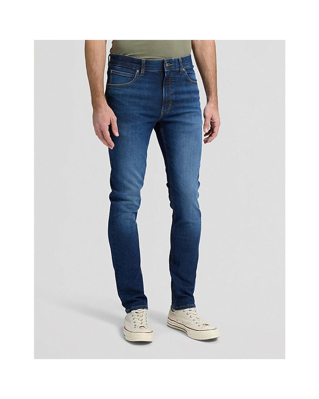 Lee Jeans Blue Luke Slim High Stretch Jean Size 28X32 for men