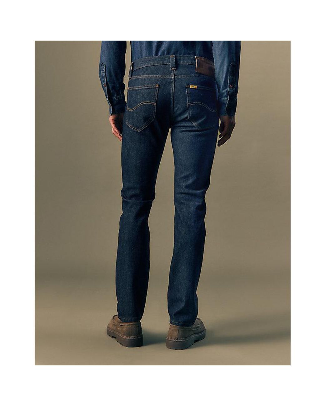 Lee Jeans Blue Slim Straight Jean Size 28X32 for men