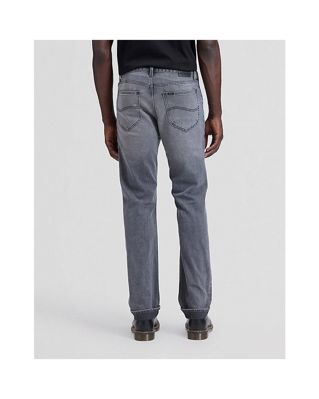 Lee Jeans Blue West Regular Straight Low Stretch Jean Size 28X32 for men
