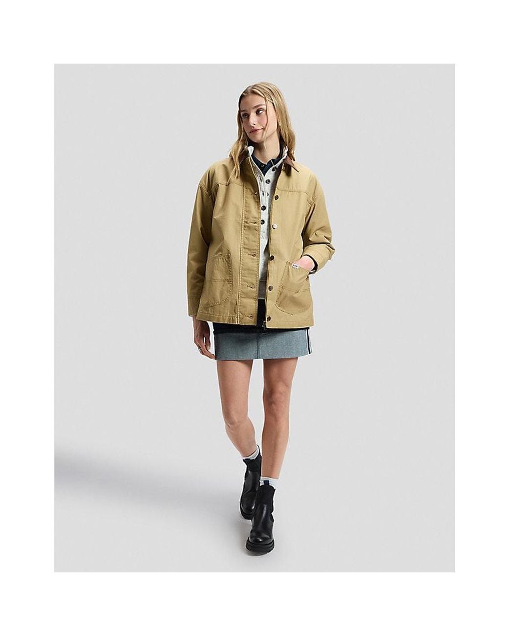 Lee Jeans Green Relaxed Chore Field Jacket