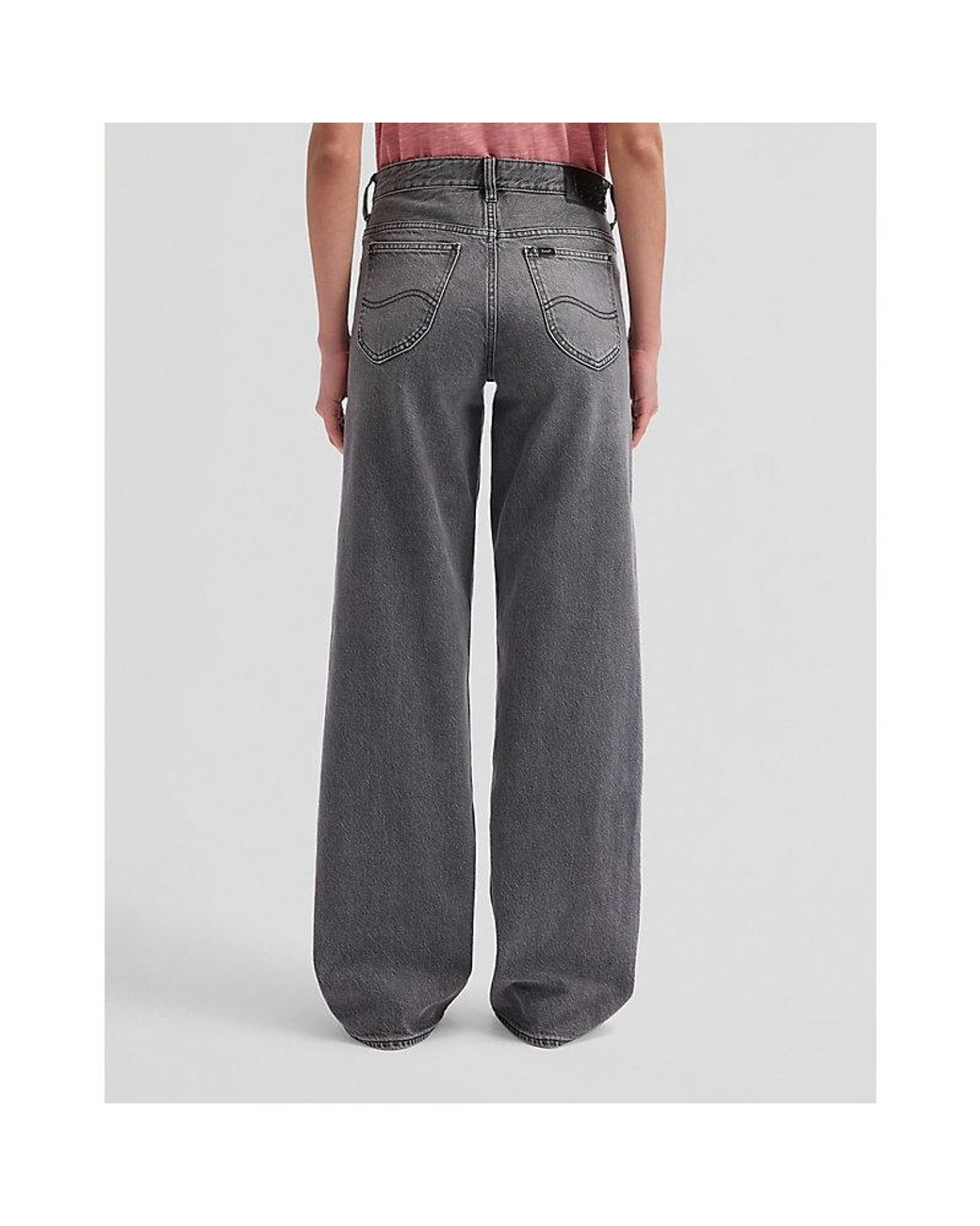 Lee Jeans Gray Rider Loose Straight Jean Size 24X31