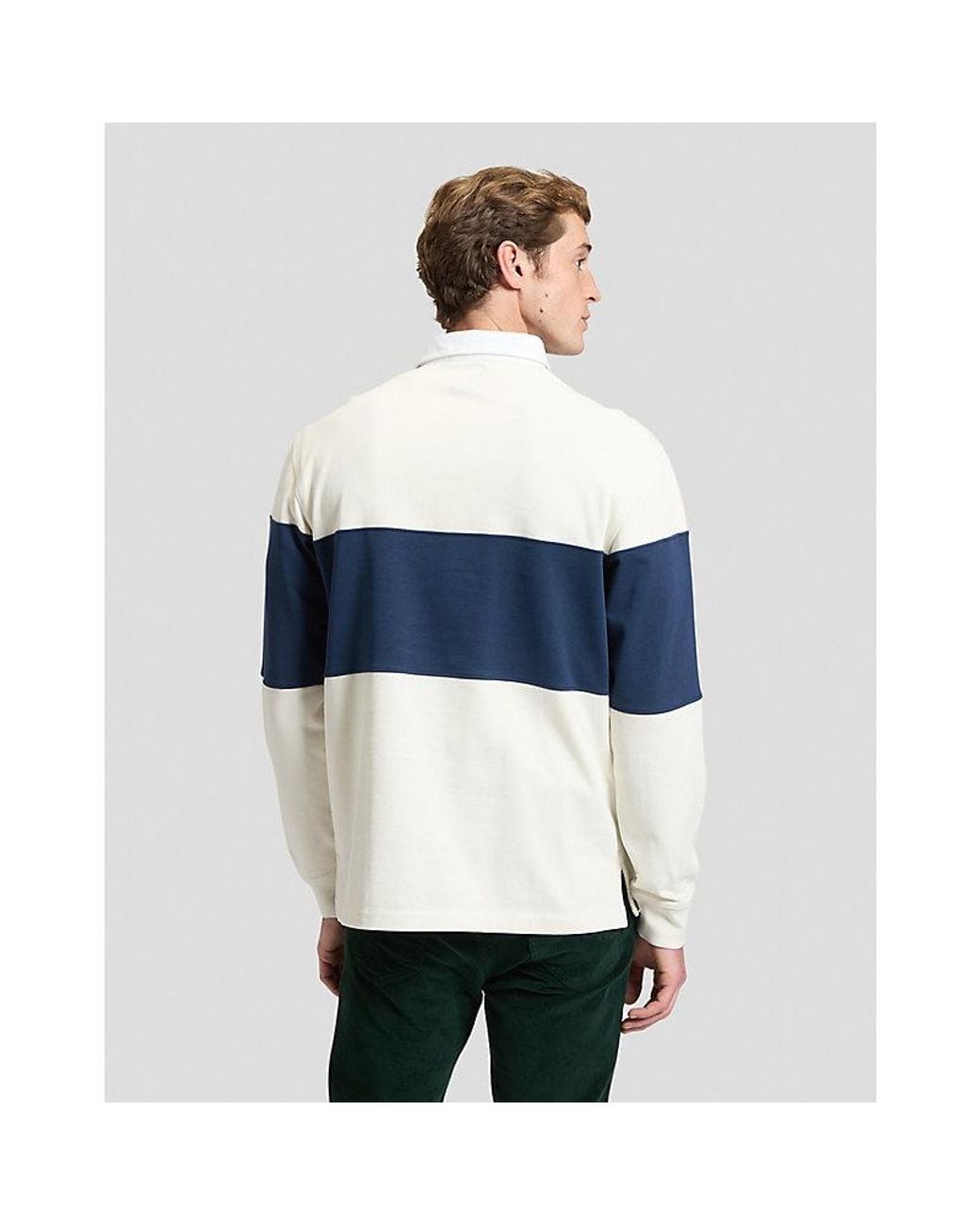 Lee Jeans White Relaxed Rugby Tee for men