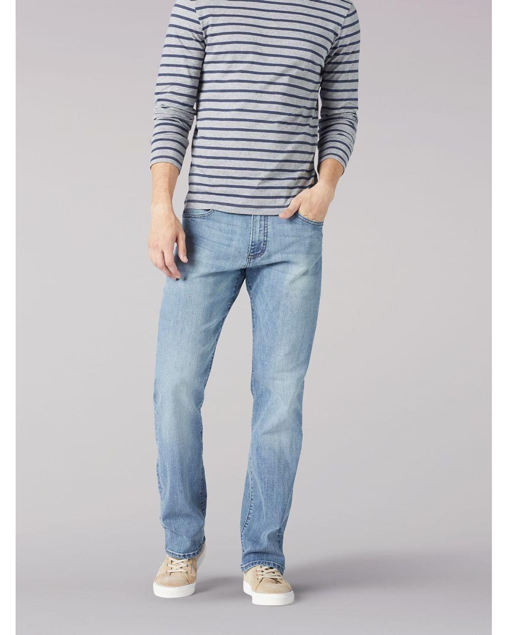 Lee Jeans Denim Extrm Mot Bootcut Jeans in Blue for Men - Lyst