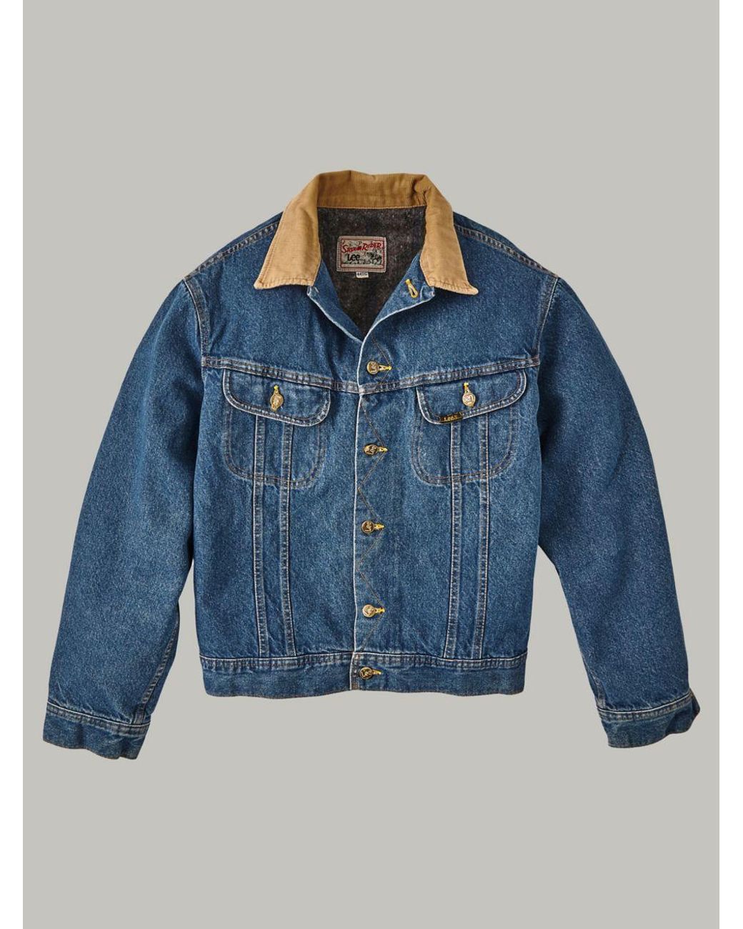 Lee Jeans Vintage Storm Rider Jacket Sr37 Medium in Blue for Men | Lyst