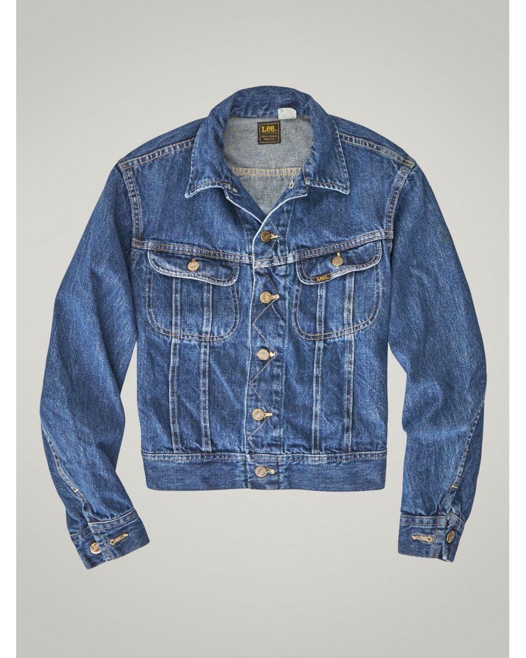 Lee rider jacket shop dark stonewash